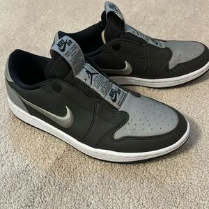 Sliver and black Jordan’s